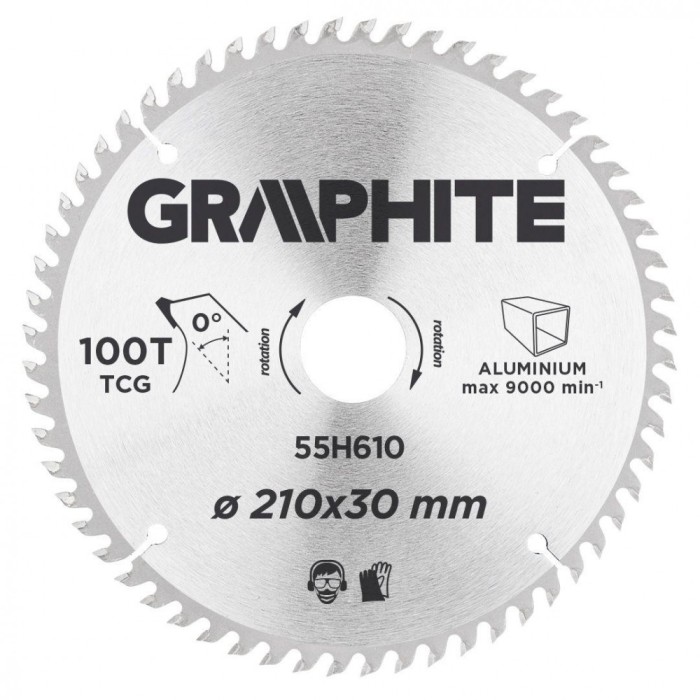 Disc circular 210 x 30 mm, 100 dinti, AL 55H610