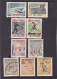 Albania 1964 MNH - JO Vara, Tokyo 8 timbre, Sport, Stampilat