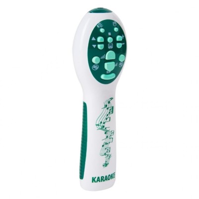 Microfon Karaoke cu 10 negative si 10 cantece limba romana foto