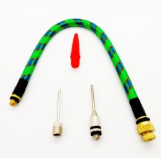 Set 5 accesorii pompa biciclete, furtun, adaptor AV-FV, pentru minge Cod:A540