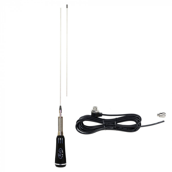 Pachet Antena CB PNI Led 2000 lungime 90 cm si cablu montaj PNI T601 PNI-L2000-T601