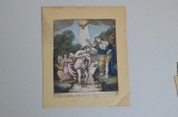 &quot;John baptizing Christ&quot; mezzotinta sec 18, Istorice, Cerneala, Altul