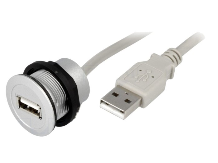 Soclu USB &Oslash;22mm IP20