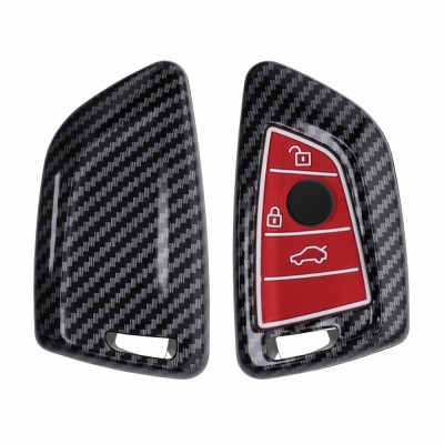 Husa Cheie Auto pentru BMW - 3 Butoane - Smart Key, kwmobile, Plastic, Multicolor, 56724.01 foto