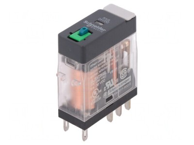 Releu Electromagnetic DPDT 24VDC 5A cu Soclu foto