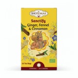 Ceai Chakras Sanctify Bio Shotimaa Ghimbir Fenicul Scortisoara 16 pliculete x 2g 32g