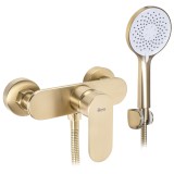 Baterie de duș REA DROP Brush Gold