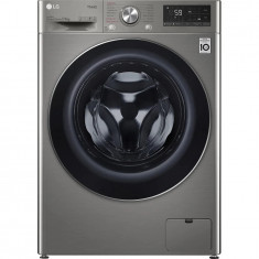 Masina de spalat rufe cu uscator LG F4DV509S2TE, 9 kg spalare, 6 kg uscare, 1400 rpm, Clasa B, TurboWash 59, Steam, Argintiu