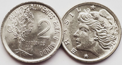 1773 Brazilia 2 centavos 1975 FAO &amp;ndash; Soy Bean km 586 UNC foto