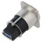 Adaptor USB A soclu-spate la USB B soclu-faţă FT cu &icirc;mpăm&acirc;ntare CLIFF