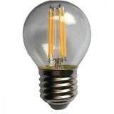 Bec Sferic Filament LED E27 4W 220V 6500K 480 Lumeni