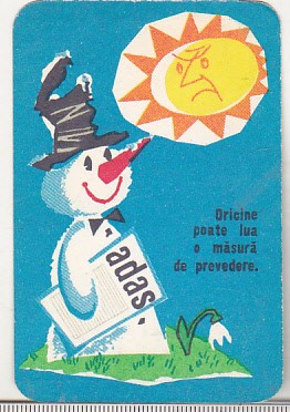 bnk cld Calendar de buzunar 1968 - ADAS foto
