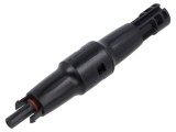 Conector solar tată drept 4-6mm2 crimpat mufă pe cablu 1kV