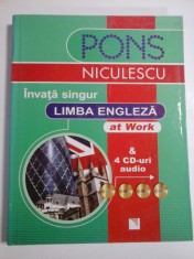 INVATA SINGUR LIMBA ENGLEZA AT WORK &amp;amp; 4 CD-URI AUDIO - DAVID HEITLER foto
