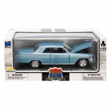 Masina metalica, New Ray, 1962 Chevrolet Impala SS, Blue, 1:25