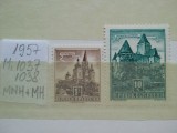 1957- Austria-Mi1037,1038-2val.-MH, Nestampilat