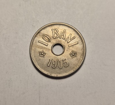 10 Bani 1905 UNC foto