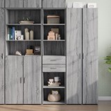 VidaXL Dulap &icirc;nalt, gri sonoma, 45x42,5x185 cm, lemn compozit