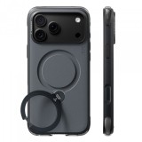 Husa MagSafe pentru Apple iPhone 18 Pro Max / 17 Pro Max, Torras, Ostand Q3 Air Essential, Neagra