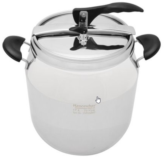 Oala sub presiune Hascevher Gardenia,23cm,9L