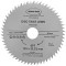Disc polizor unghiular, pentru taiat lemn, 180x22.23mm, 72 dinti, Venus Dsh, 271625