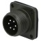 Conector circular soclu PIN 6 tată lipire argintat 13A AMPHENOL