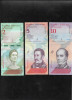 Venezuela Set Bancnote 2+5+10 Bolivares UNC - Colectie Numismatica, Lot Bancnote Venezuela