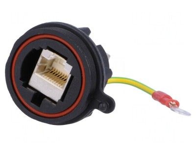 Adaptor Ethernet 0,8m Buccaneer cu &amp;Icirc;mpăm&amp;acirc;ntare Aurit foto