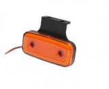 Lampa Gabarit Galbena Neon 12-24V LED Angel Eyes Ovala 118mm FR0297Z Auto Universal
