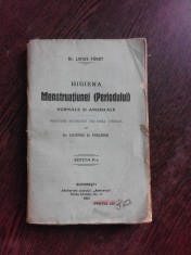 HIGIENA MENSTRUATIUNEI (PERIODULUI) - LIVIUS FURST EDITIA II-A