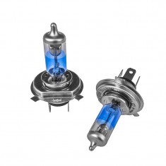 Set 2 becuri auto halogen H4 Tungsram Megalight Ultra +150, 12 V, 55 W, P43T foto