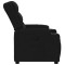 Fotoliu rabatabil, negru, material textil - 7