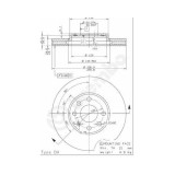 Set disc frana Opel Astra F Box / Estate (T92) 10.91-01.99, Astra F Classic Estate (T92) 01.98-01.05, Astra F Convertible (T92) 03.93-03.01, Astra G