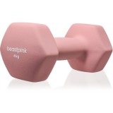 BeastPink Hex ganteră pentru o singură m&acirc;nă 4 kg