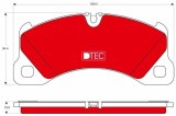Placute frana Porsche Cayenne 10-; Cayenne 02-10; VW Touareg 02-13, Touareg 10-18, montare Fata, pregatit pt indicator uzura; TRW