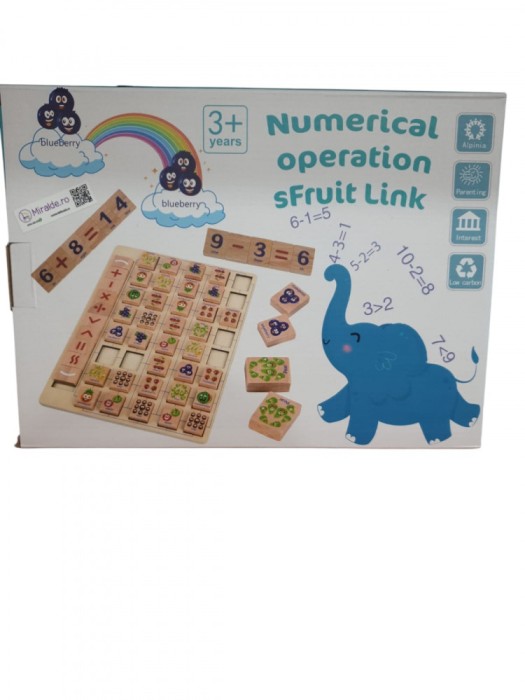 Puzzle de lemn Blueberry 3+