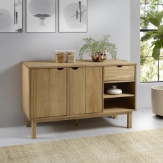 Gossi servanta otta, 114x43x73,5 cm, lemn masiv de pin