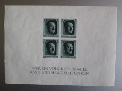 GERMANIA BLOC MNH=109 foto