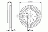 Disc frana RENAULT CLIO I (B/C57, 5/357) (1990 - 1998) BOSCH 0 986 479 850