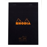 Cumpara ieftin Bloc notes A5 80 file capsat dictando Rhodia Coperta neagra
