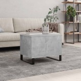 Cumpara ieftin Măsuță de cafea, gri beton, 60x44,5x45 cm, lemn prelucrat