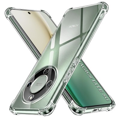 Husa Honor Magic8 Lite Silicon Techsuit Antisoc Transparenta foto