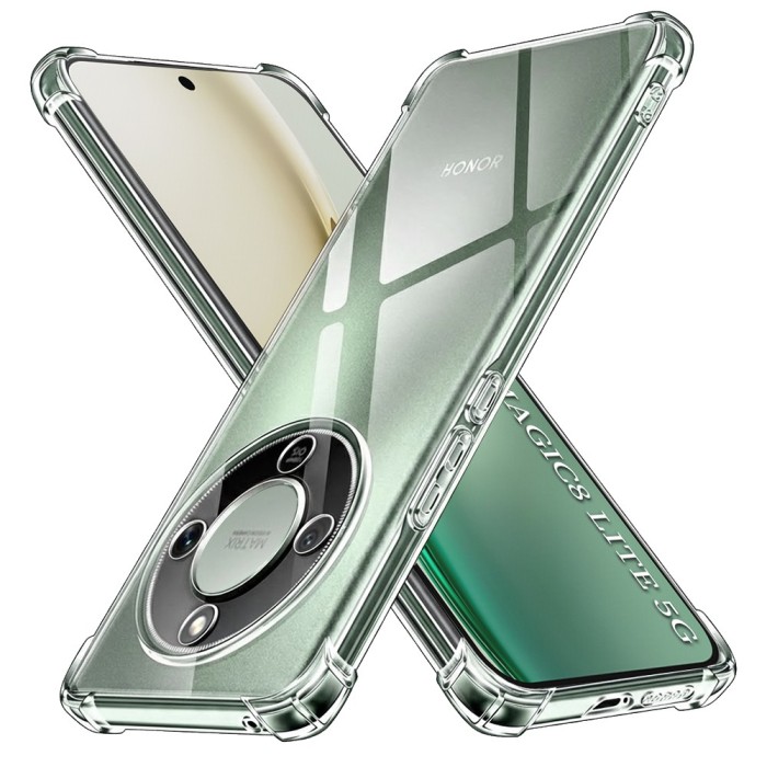 Husa Honor Magic8 Lite Silicon Techsuit Antisoc Transparenta