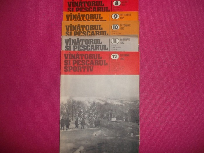 REVISTA V&Acirc;NĂTORUL ȘI PESCARUL ANUL 1982 11 reviste