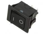 Comutator Rocker DPST ON-OFF 16A/250V negru IP67