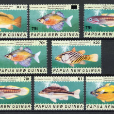 260-PAPUA NOUA GUINEE-PESTI-Serie completa de 8 timbre MNH