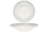 Set 2 Farfurii Paste Bonna Iris, Portelan, 27cm, 400cc, Albe, Rezistente Termic, Microunde, Vase