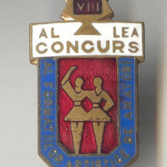 Insigna al 8 - lea Concurs formatiilor artistice de amatori - Festival 1970