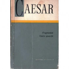Caius Iulius Caesar - Fragmentele / Opera apocrifă