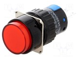 Comutator ONPOW 2 SPST 0,5A/220VAC IP40 acţionat prin apăsare
